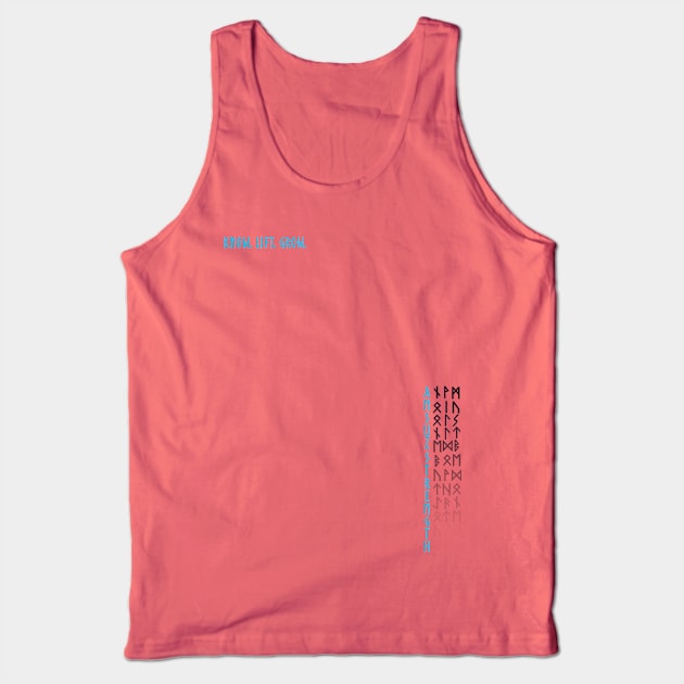 Ansuz Strength w/Runes Tank Top by Ansuz